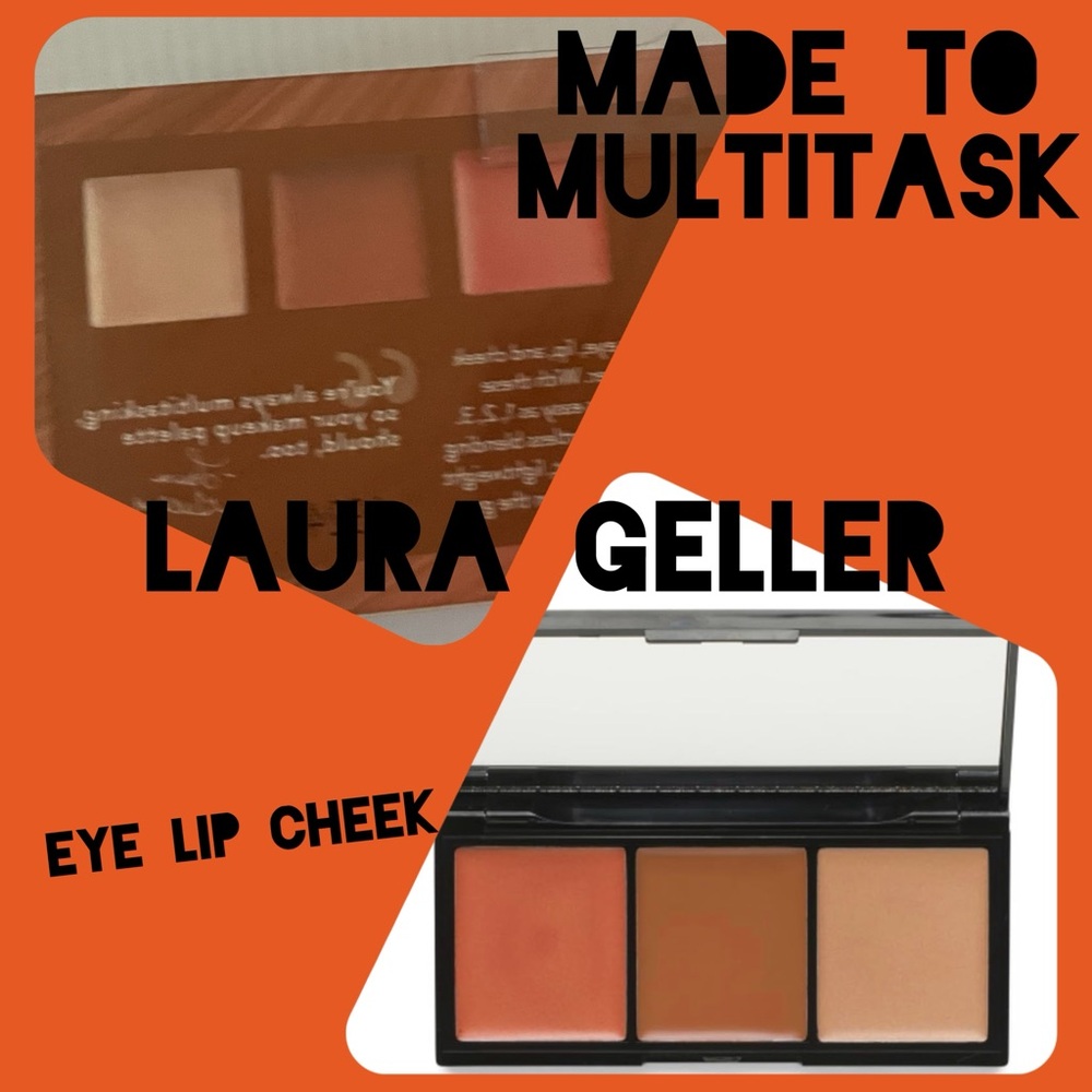Laura Geller Pink and Orange Blush Palette Versatile Makeup